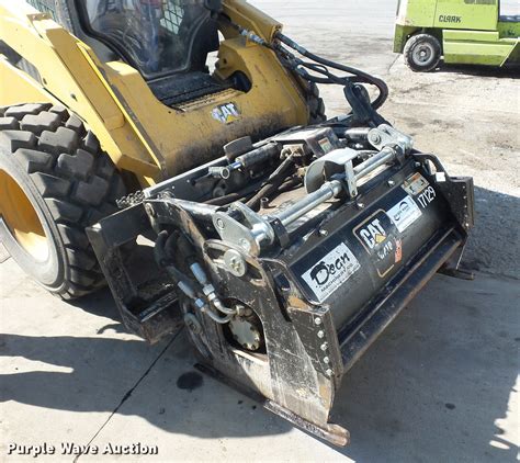 skid steer pavement grinder|milling machine attaching with skid steer.